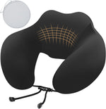 Load image into Gallery viewer, Cozary U Shaped Travel Pillow, Neck Pillow with Ice Silk Cover
