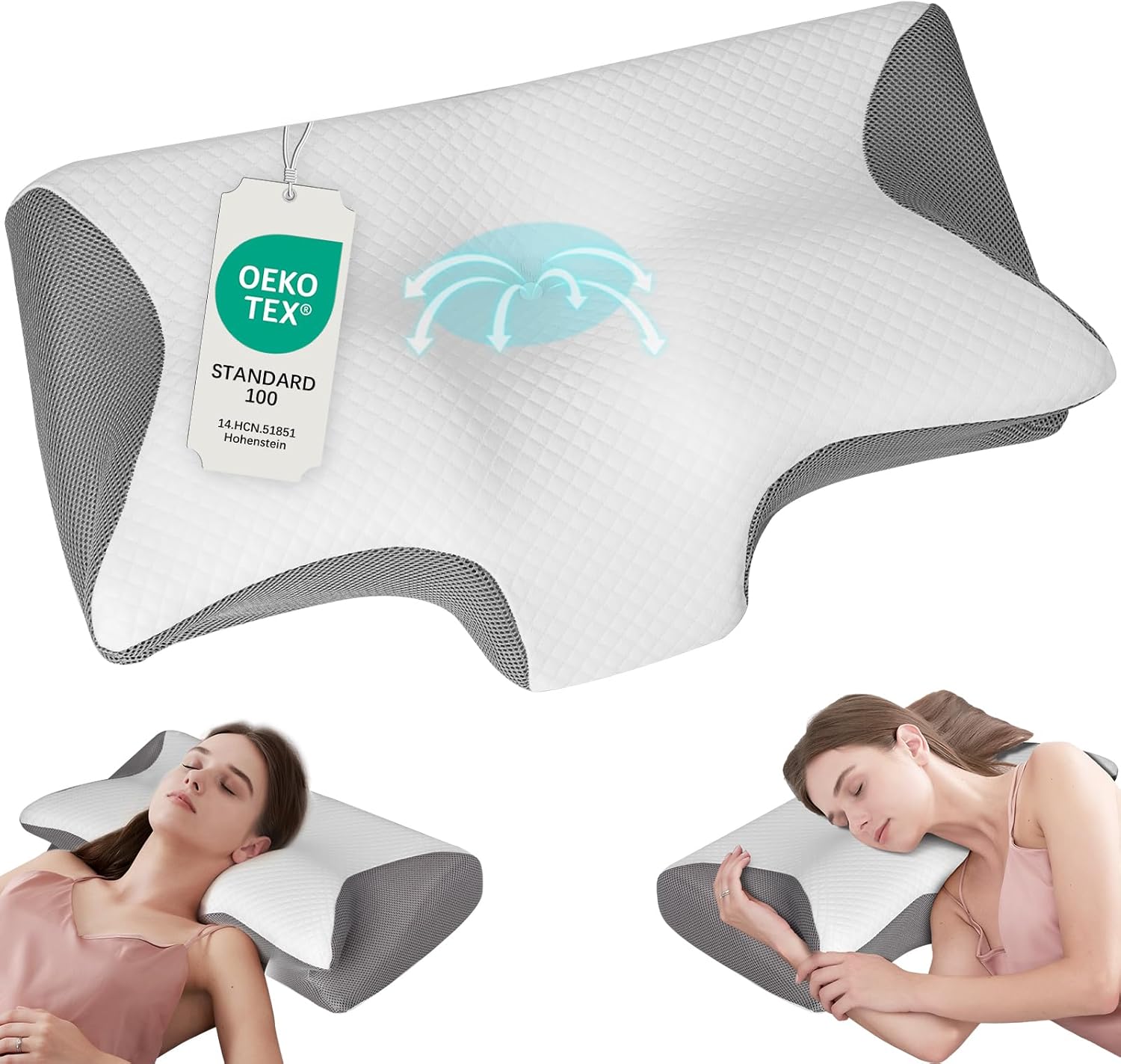 Bloomora™ Orthopedic Memory Foam Pillow